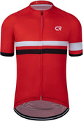 Coconut Ropamo CR Mens Cycling Jersey Short Sleeve Road Bike Shirt with 3+1 Zipper Pockets Breathable Quick Dry