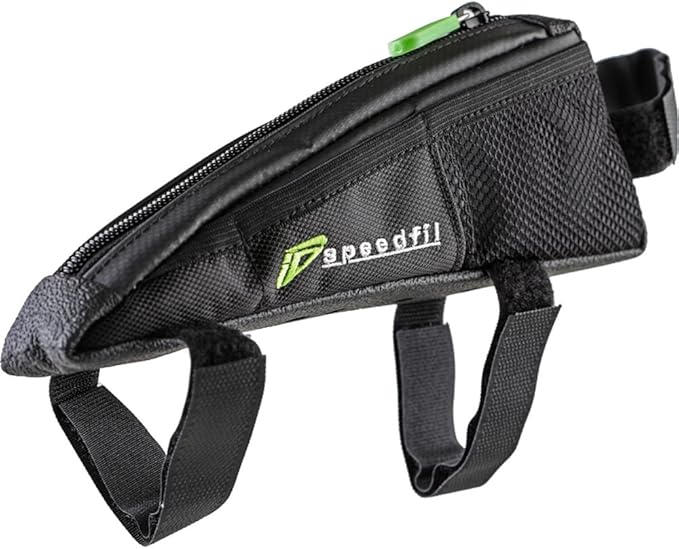 Speedfil SP2 Bicycle Frame Storage Bag, Bolt on or Strap to Top Tube, Side Mesh Pockets