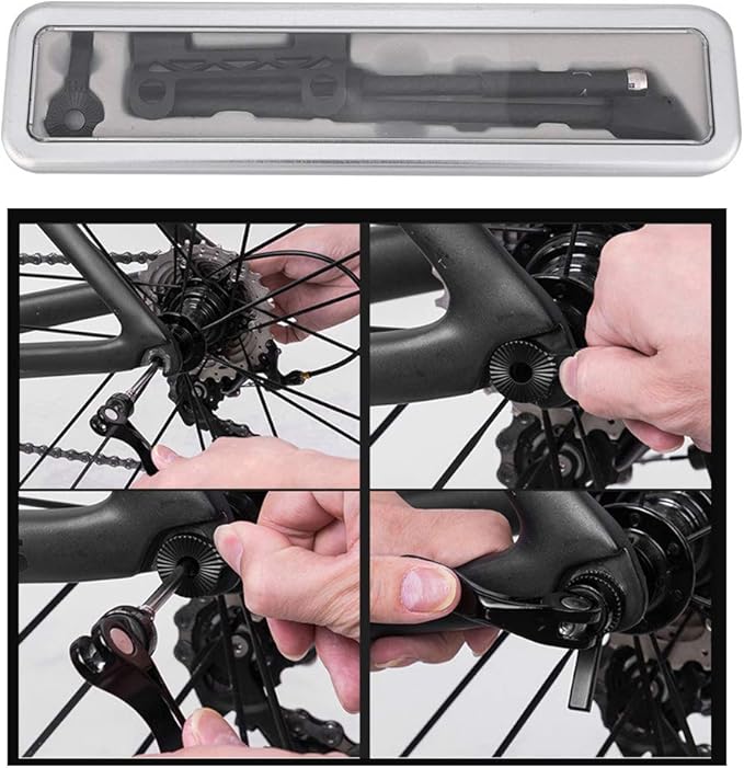 Carbon Fiber Kickstand, Lightweight Adjustable Side Stand for Mountain Road BMX with Magnet