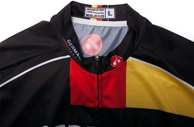 Men's Cycling Jerseys Tops Biking Shirts Short Sleeve Full Zipper Bike Clothing
