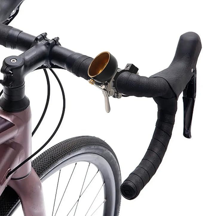 iplusmile Retro Vintage Bike Bell and Adults, Metal Bicycle Handlebar Ring Bell with Loud Sound, Safety Warning Accessory for Mountain Road Cycling and Scooter Use