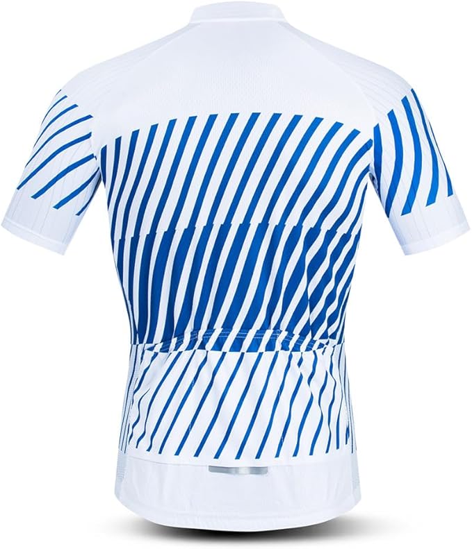 JPOJPO USA Cycling Jersey Men Road Bike Shirt Summer Biking Tops Short Sleeve Bicycle Clothes Cycle Wear Breathable
