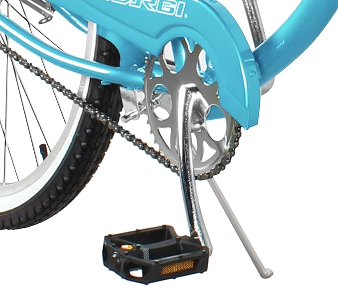 MICARGI 24/26 Inch Adult Cruiser Bicycle Hybrid Bike 1/7 Speeds Commuter Bike for Women, Men, Seniors,Step-Through or Step-Over Bike Steel Frame Multi Colors Style