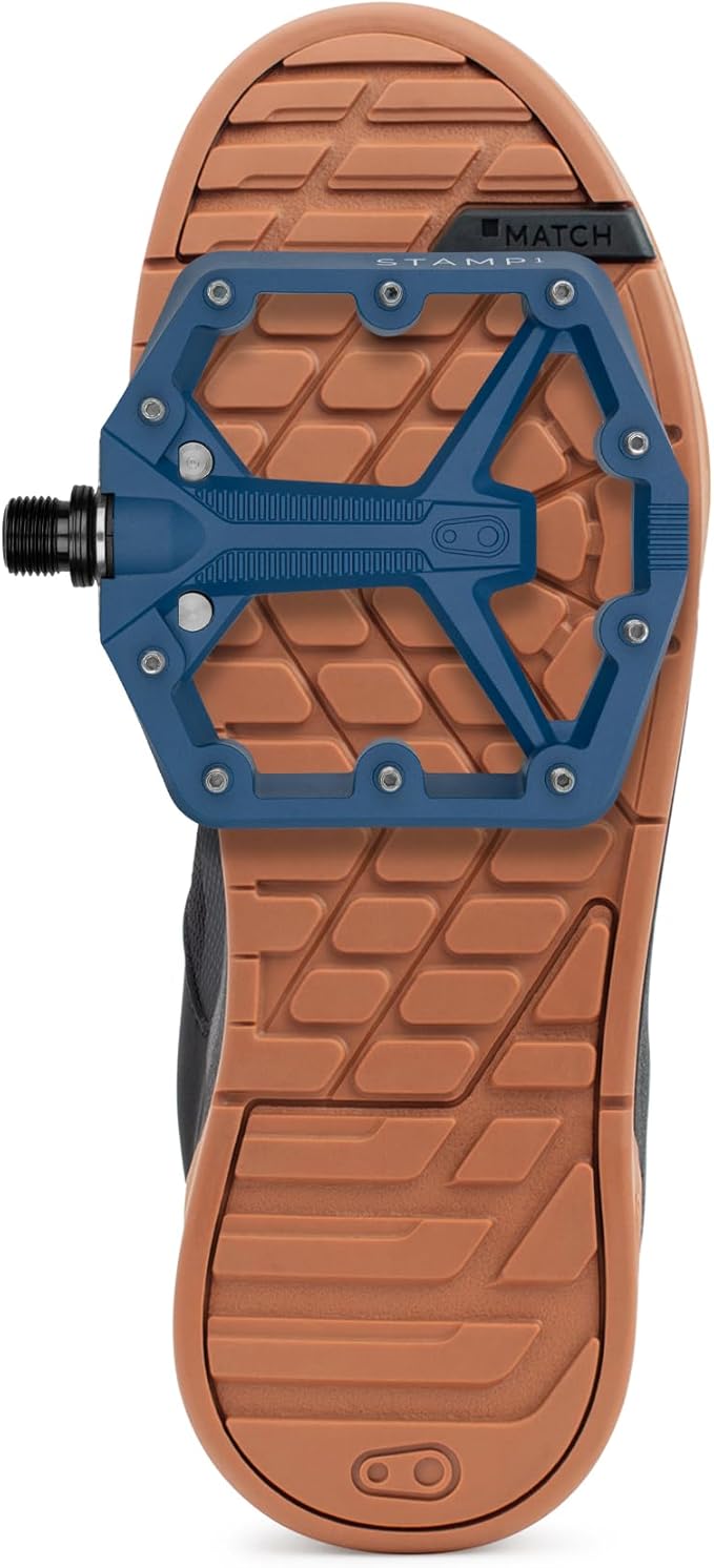 Crankbrothers Stamp Flat MTB Pedals - Size-Specific, Lightweight, Versatile, Durable Bike Pedals