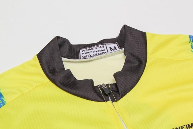 Weimostar Men's Cycling Jersey Men Mountain Bike Jerseys Short Sleeve Tops S-5XL