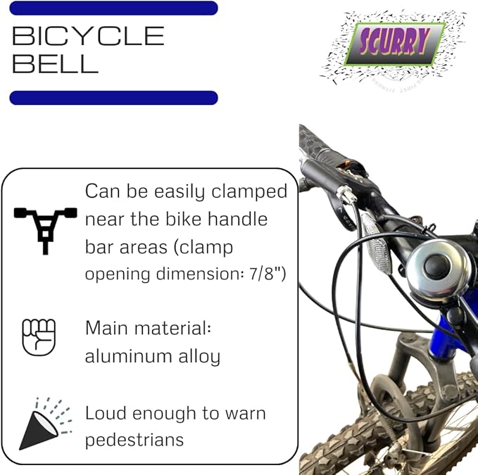 Hawk Bicycle Bell, Ice Cream Cart, Scooter Alarm