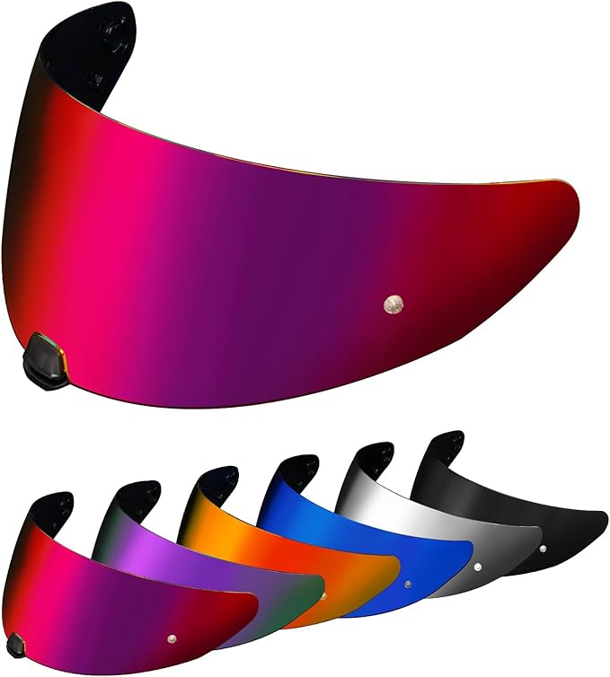 PSLER i10 Visor HJ-31 Visor i10 Tinted Visor Helmet i70 Face Shield Replacementfor i10 HJ-31 i70,Deep Purplish Red