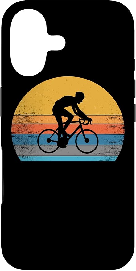 Racing Road Bike Vntage Cycling Riding Racing Bike Bicycle Case for iPhone 17