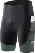 BERGRISAR Men's Cycling Shorts 4D Padded Bike Shorts Biking Bicycle Shorts with Pockets