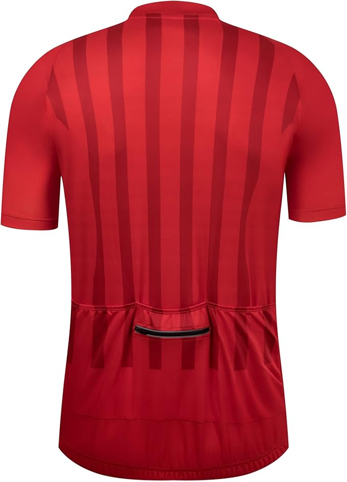 Coconut Ropamo CR Mens Cycling Jersey Short Sleeve Road Bike Shirt with 3+1 Zipper Pockets Breathable Quick Dry
