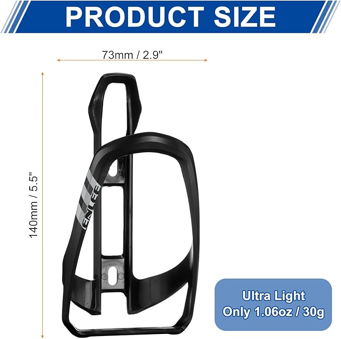 HARFINGTON Bicycle Water Bottle Holder Lightweight Universal Bike Bottle Cages Top Load Cycling Cup Holder for MTB Road Gravel