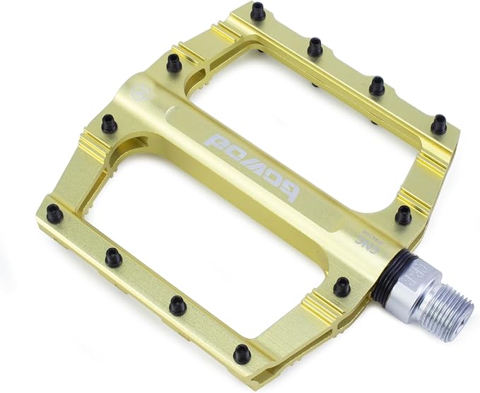 Bike Pedals 9/16" Lightweight Non-Slip Bicycle Platform Pedals - Fits Most Adult Bikes & Mountain Bikes &MTB, Road Bikes and Slip-Resistant Design