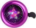 Kids Bike Bell, Aluminum Bicycle Bell for Kids Girls Toddlers Gifts, Cute Clear Sound Children's Bike Accessories Bell Ring, Adjustable Size Lovely Bike Horn Purple