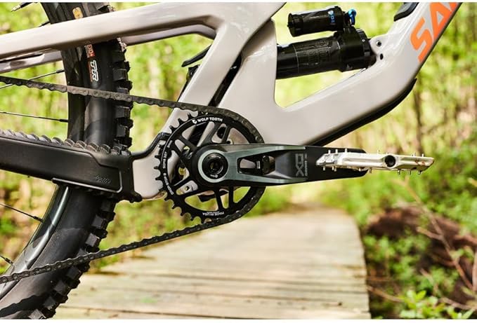 Wolf Tooth Direct Mount Chainring for SRAM 8-Bolt Raw Silver
