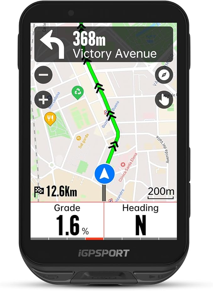 iGPSPORT iGS800 Bike Computer Touchscreen, 3.5'' Offline MAP Navigation WiFi Bluetooth ANT+ Smart GPS Cycling Computer 32GB IPX7 Waterproof