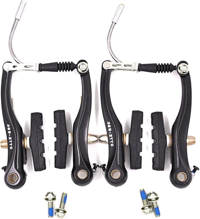 CYSKY Complete Universal Bike Brakes Set, Front and Rear MTB Brake, Inner and Outer Brake Cables and Brake Lever Kit for Mountain Bikes Road Bikes