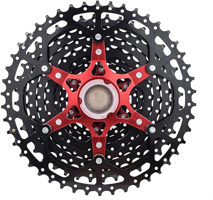 VG SPORTS 8/9/10/11/12 Speed Ultra-Light Bike Cassette for Mountain Bike 11-40T/11-42T/11-46T/11-50T/11-52T MTB Cassette Lightweight Aluminum Bracket Cassette