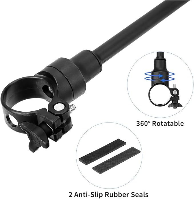 Bike Mirror - 2 Pcs 360° Adjustable Rotation Convex Rearview Mirror Bicycle, Widely Used In Bicycles, Electric Vehicles, Mountain Bikes