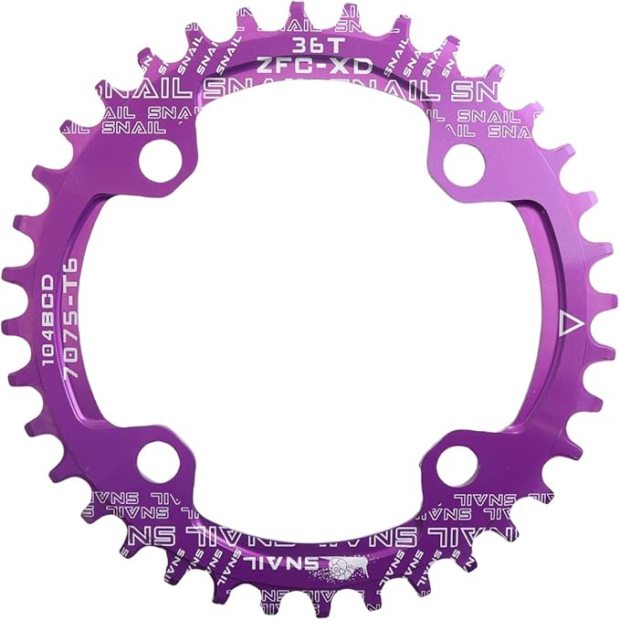 DJC Bike Chainring 104BCD Round/Oval 30t 32t 34t 36t 38t 40t 42t 44t 46t 48t 50t 52t Tooth Narrow Wide 7/8/9/10/11/12 Speed Ultralight MTB Mountain Bike 104 BCD Chainwheel