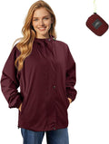 SOPPY Rain Jacket Women Waterproof Jacket With Hood Lightweight Raincoat with Pockets Windbreaker Breathable Rain Coats