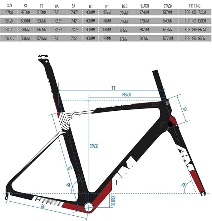 QR 130mm Ultralight Breaking Design 700c Road Bike Frameset Carbon Racing Frame + Fork Internal Routing C Brake Frame Set