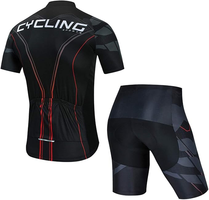 Cycling Jerseys Sets Short Sleeve Bike Clothing Suits Bicycle top Men MTB Jersey Breathable Summer