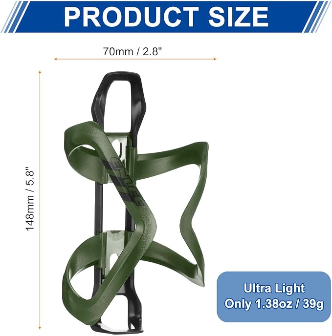 HARFINGTON Bicycle Water Bottle Holder Adjustment Right Load Bike Bottle Cages Cycling Cup Holder for MTB Gravel