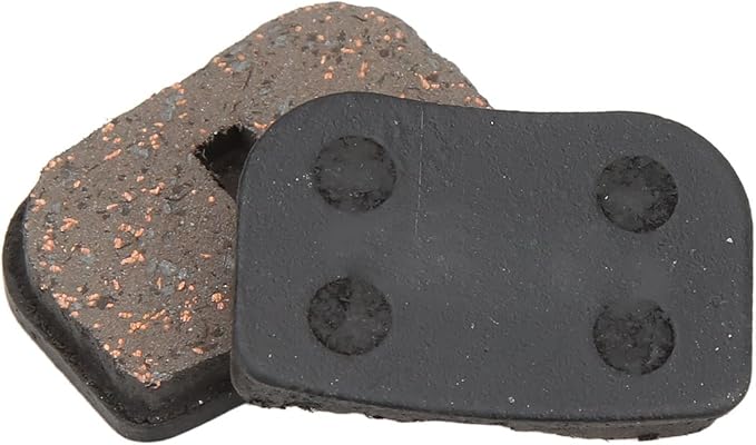 Bike Brake Pads Set Excellent Heat Dissipation Water Resistance for Competitive Roads Copper Fiber, Steel Back Plate