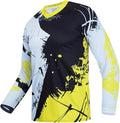 Men's Mountain Bike Jersey Long Sleeve MTB Off-Road Motocross Jersey Quick Dry Downhill&Motocross Shirts