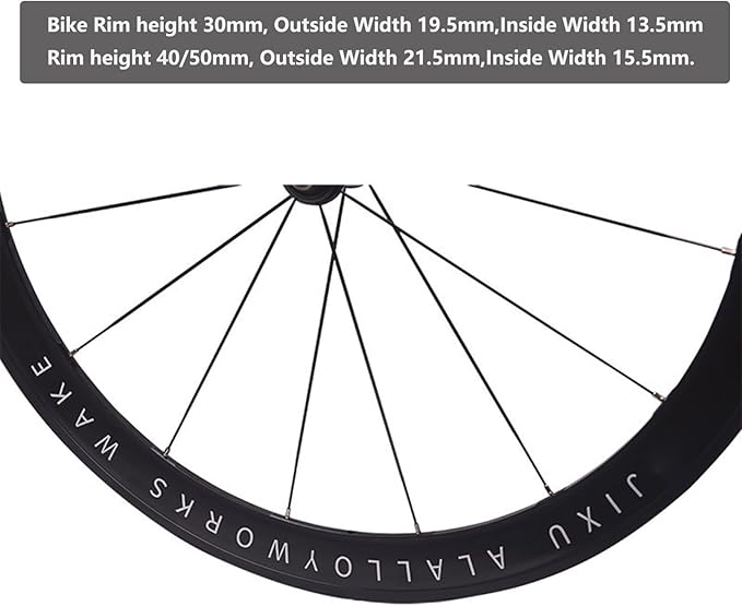 Road Bike Carbon Wheels 700C 30/40/50mm Double Layer Bike Rim Aluminum Alloy Quick Release C/V/Rim-Brake Bike Wheels 7-12 Speed Wheelsets
