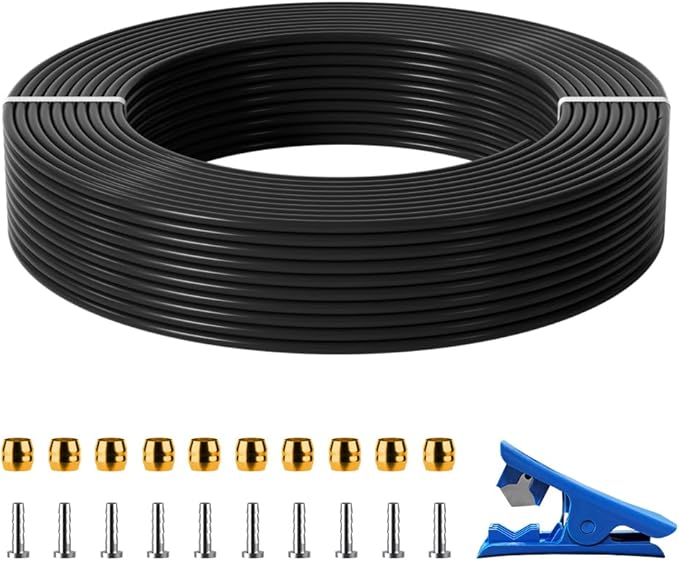 Bike Hydraulic Brake Hose Kit for BH90 System，for Shimano，for Avid Sram, for Magura (Outer Diameter: 5.0mm / Inner Diameter: 2.0mm) 5000mm / 16.4FT