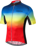 Weimostar Men's Cycling Jersey Men Mountain Bike Jerseys Short Sleeve Tops S-5XL