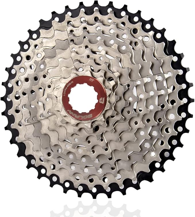 BOLANY Bike 8/9/10 Speed Cassette 11-25T/32T/36T/40T/42T/46T/50T Fit for MTB Bike, Road Bicycle, Lightweight Cassette, Compatible with Shimano SRAM Sunrace