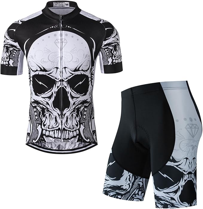 Cycling Jersey Men Full Zip Bike Shirt Racing Top Bicycle Clothing