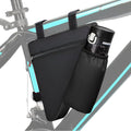 Bike Triangle Bike Bag - Black - Bicycle Accessories for Adult Bikes，Water Bottle Pocket， Waterproof
