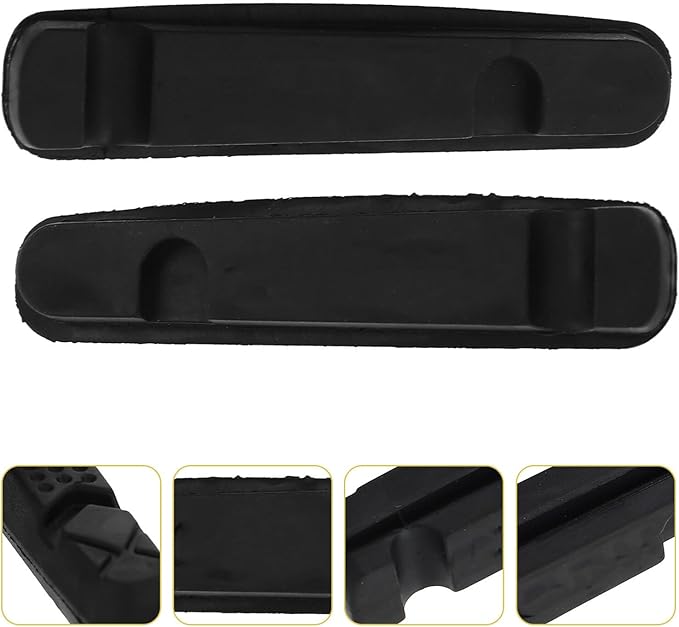 Folding Road Bike Brake Pads Set, Aluminum C-Rim Compatible, Wear-Resistant Silent Brake Blocks for Small Wheel Bicycles, 1 Pair Cycling Accessories for Urban and Commuter Use