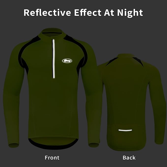 Cycling Jersey Men Bicycle Shirt Short and Long Sleeve MTB Road Biking Jersey with Pockets
