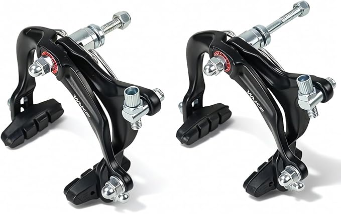 CYSKY Bike Brakes Set, Front and Rear C-Type Brakes Calipers, Include Inner and Outer Cables and Bike Brake Levers Kit for MTB Road Bicycle