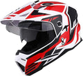 1Storm Dual Sport Motorcycle Motocross Off Road Full Face Helmet Dual Visor: HF802