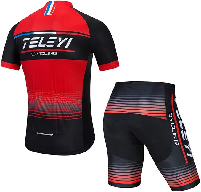 Cycling Jerseys Sets Short Sleeve Bike Clothing Suits Bicycle top Men MTB Jersey Breathable Summer