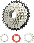 CYSKY 8/9/10/11/12-Speed Cassette 11-25T/28T/32T/34T/36T/40T/42T/46T/50T/52T Bike Sprocket Freewheel Compatible with Shimano, Sram HG Hub, Fit for Mountain Bike, Road Bike, MTB Cassette