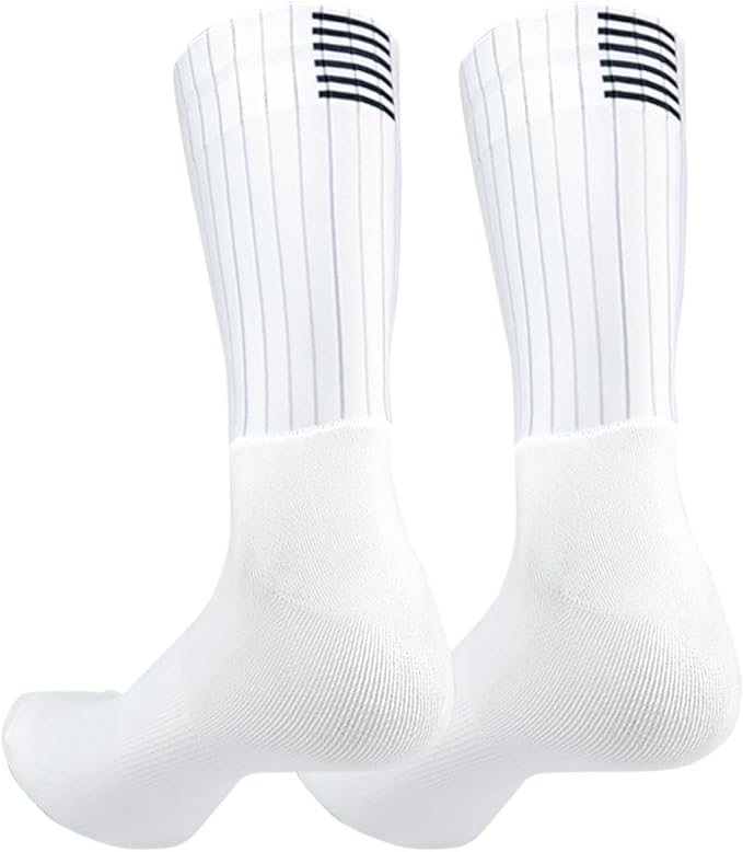 Aero Socks Cycling Men Women Non-Slip Silicone Aerodynamic Cycling Aero Socks one size 6-12