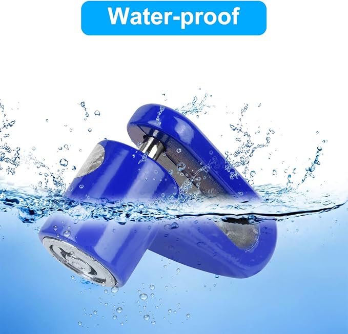 Ainiv Disc Brake Lock, Anti-Theft Cable Lock for E Scooter, Bike, Electric Bike, Skateboards, Strollers, Lawnmowers - Waterproof 5FT /12mm Cable with 2 Keys - Blue