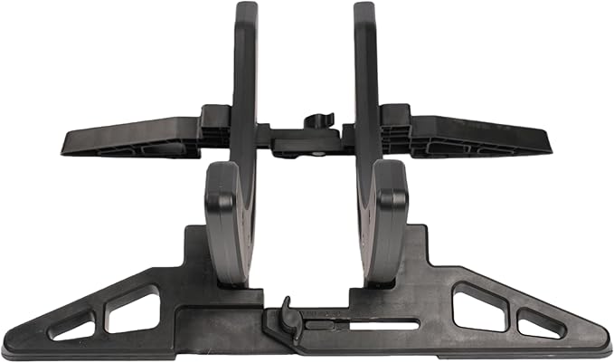 Bike Rack & Floor Stand – Heavy-Duty Adjustable Bicycle Stand for Garage/Home, 20-29" Road/MTB/BMX/Commuter/Kids Bike, 1-Bike Indoor Parking Rack, Black