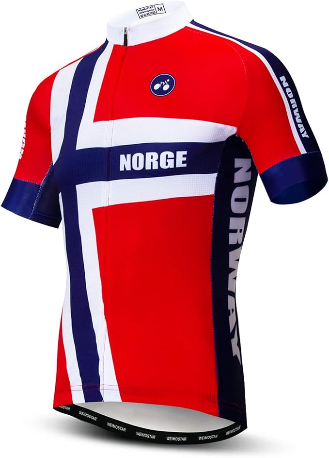 Men's Cycling Jerseys Tops Biking Shirts Short Sleeve Full Zipper Bike Clothing