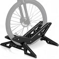 Bike Stand Portable Floor Rack,Bicycle Park Bracket Adjustable Bike Floor Stand Storage Fit 20"-29" Mountain Road Bicycle for Indoor Home Garage Parking,Black