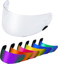 PSLER Qualifier Visor- Qualifier DLX Helmet Visor Motorcycle Face Shield Accessories Replacement for Bell Qualifier/Star/Vortex/RS-1/Revolver,Clear