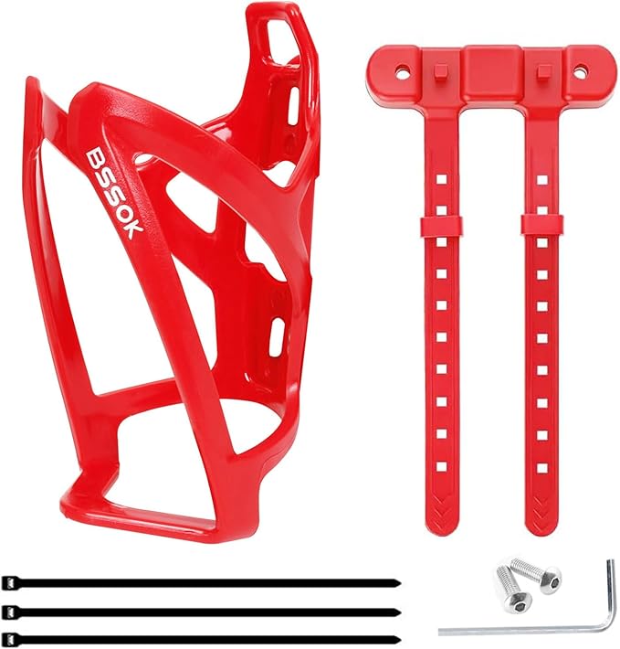 Bike Water Bottle Holder Ultra-Light Bicycle Bottle Cages with Cage Mounting Base for Road MTB Bikes