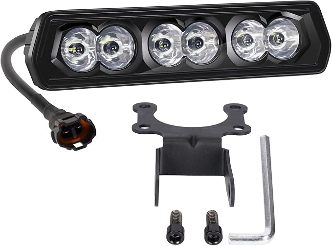 YCHOW-TECH Dirt Bike LED Light Bar 60W 6000LM Motorcycle Headlight Kit CREE LED Pod Light Bar Screwless Spot Off Road Driving Fog Lights Universal for CRF110 CRF250F KLX110 TTR110 TTR110E RM85 YZF450