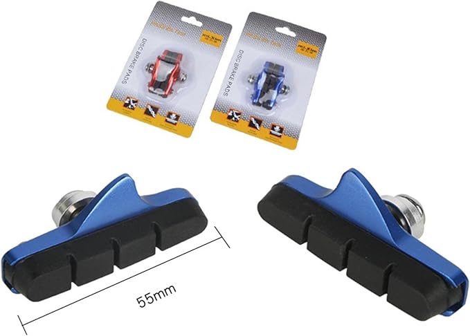 Lightweight Aluminum Road Bike Brake Pads Set